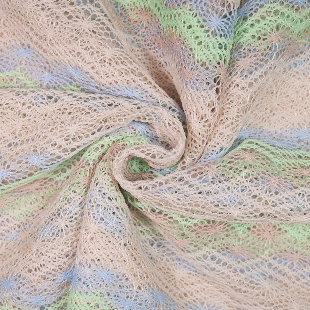 China Fabric for Shirt,Crop Top,Skirt Mesh Knit Fabric Polyester Cotton colorful color buy from China wholesaler bulk order at wholesale price free worldwide shipping Alibaba