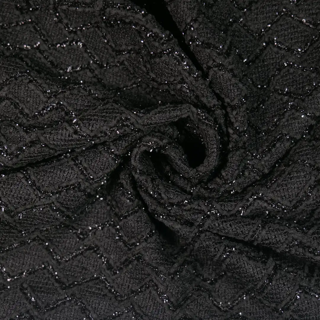 China Fabric for Shirt,Skirt Mesh Knit Fabric Polyester black color buy from China wholesaler bulk order at wholesale price free worldwide shipping Alibaba