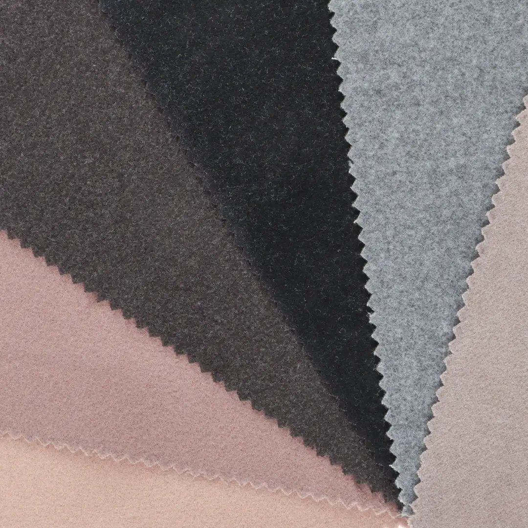 China Fabric for Jackets,Overcoat Knit Woolen Fabric Woolen Polyester Rayon Spandex Black、gray、Medium brown、cervinus、Red camel、camel color buy from China wholesaler bulk order at wholesale price free worldwide shipping Alibaba