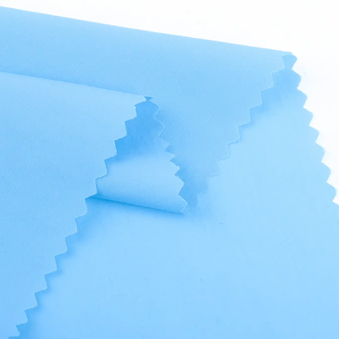 China Fabric for Down Jacket,Ski Suits Nylon Taffeta Synthetic Woven Fabric Nylon BLUE GRAY color buy from China wholesaler bulk order at wholesale price free worldwide shipping Alibaba