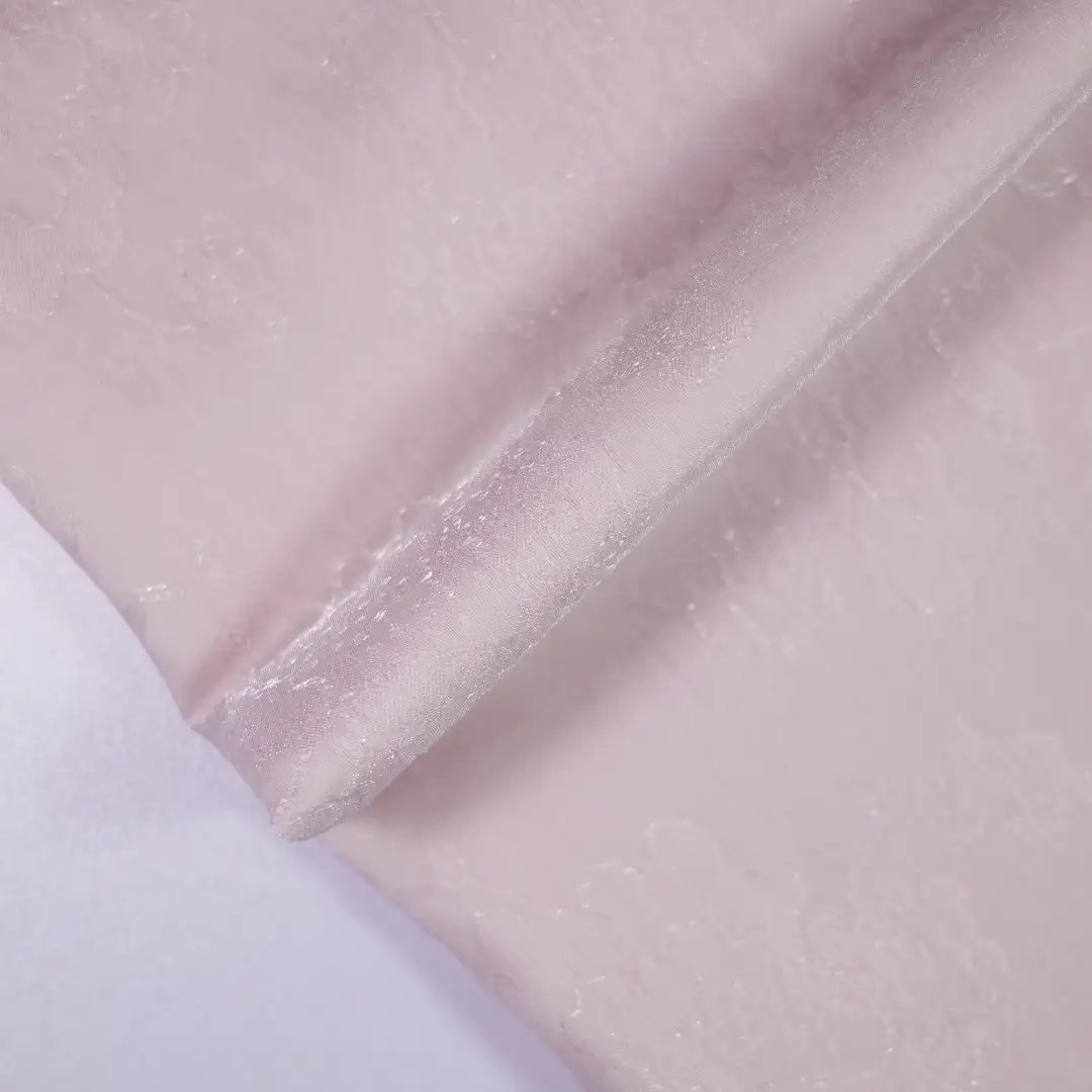 China Fabric for Shirt,Skirt,Kids Puff Sleeve Tier Dress,Backless Beach Dress Jacquard Woven Blended Fabric Polyester Nylon pink color buy from China wholesaler bulk order at wholesale price free worldwide shipping Alibaba