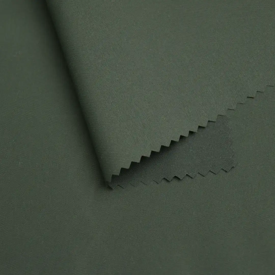 China Fabric for Down Jacket,Ski Suits Polyester Pongee Synthetic Woven Fabric Polyester Green color buy from China wholesaler bulk order at wholesale price free worldwide shipping Alibaba