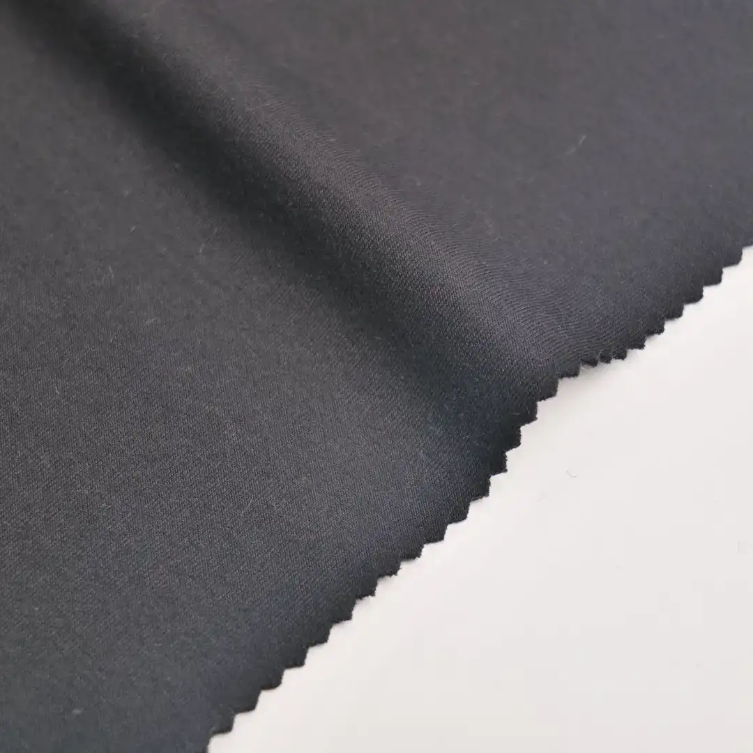 China Fabric for Jackets,Hoodie,Sweatshirt Scuba Knit Fabric Recycled Polyester BCI Cotton Elastane Black color buy from China wholesaler bulk order at wholesale price free worldwide shipping Alibaba