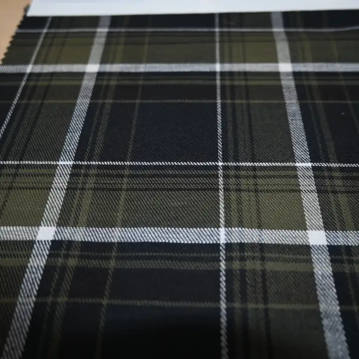 India Fabric for Shirt Cotton YD Twill Natural Woven Fabric Cotton Multi color Check color buy from India wholesaler bulk order at wholesale price free worldwide shipping Alibaba