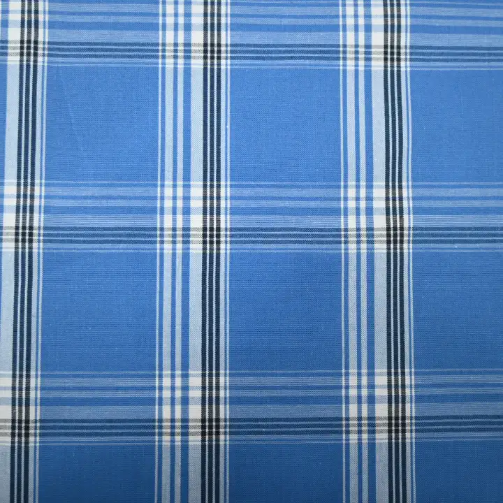 India Fabric for Shirt Cotton YD Twill Natural Woven Fabric Cotton Multi color Check color buy from India wholesaler bulk order at wholesale price free worldwide shipping Alibaba