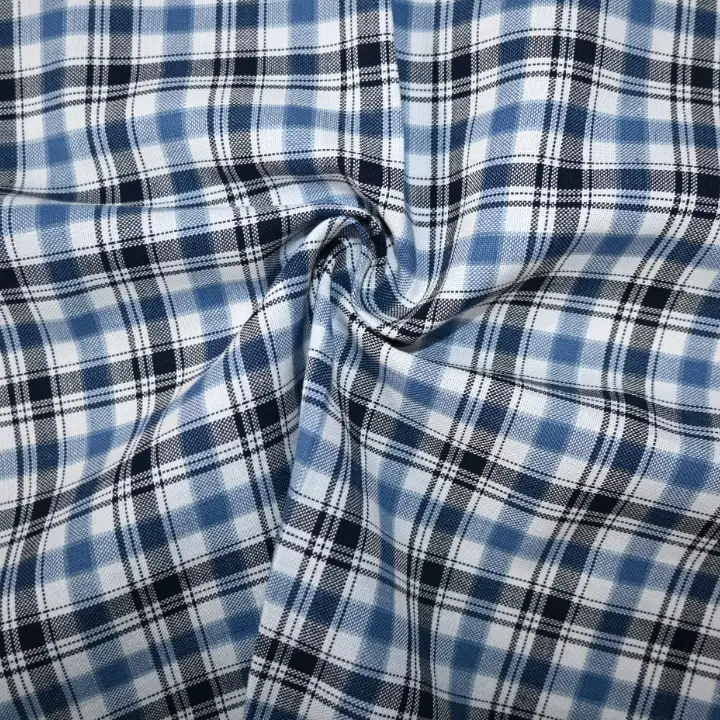 India Fabric for Shirt Cotton YD Twill Natural Woven Fabric Cotton Multi color Check color buy from India wholesaler bulk order at wholesale price free worldwide shipping Alibaba