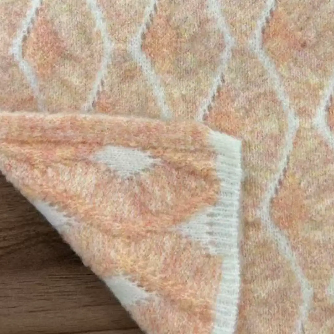 China Yarn for Round Neck Pullover (Sweater),U-Neck Cardigan (Sweater),Kids V-Neck Cardigan (Sweater) Mossy Yarn Fancy Yarn Acrylic Recycled Polyester Spandex Yellow powder color buy from China wholesaler bulk order at wholesale price free worldwide shipping Alibaba