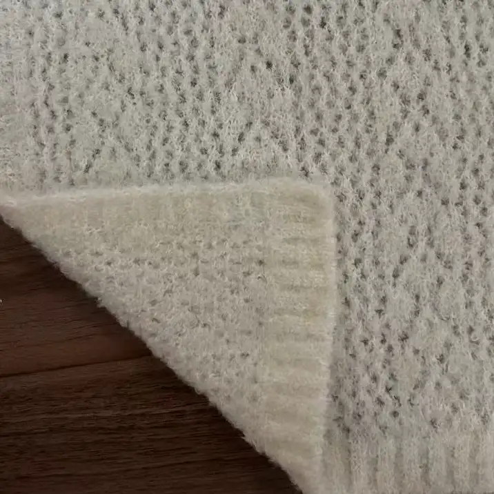 China Yarn for Roll Neck Jumper (Sweater) Boucle Yarn Fancy Yarn Wool Acrylic Nylon Recycled Polyester Spandex Cream white color buy from China wholesaler bulk order at wholesale price free worldwide shipping Alibaba