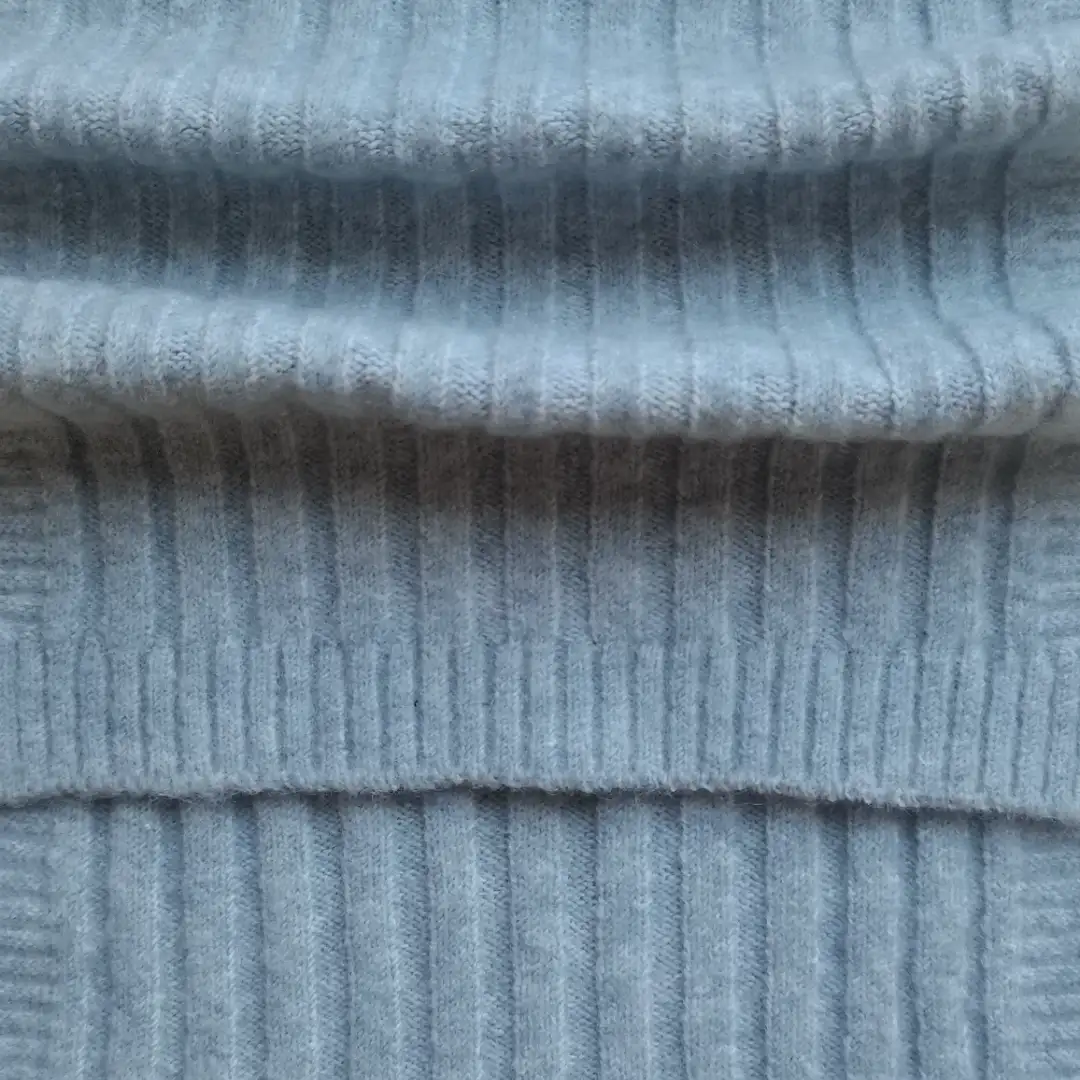 China Yarn for Open Cardigan (Sweater),Full-Zipper Cardigan (Sweater),Knitted Jacket (Sweater),Round Neck Pullover (Sweater),Roll Neck Jumper (Sweater) Mossy Yarn Fancy Yarn Recycled Polyester Acrylic Wool Spandex Blue color buy from China wholesaler bulk order at wholesale price free worldwide shipping Alibaba