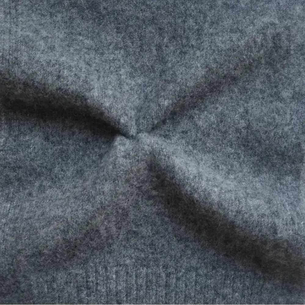 China Yarn for Open Cardigan (Sweater),Full-Zipper Cardigan (Sweater),Knitted Jacket (Sweater),Women's Pants (Sweater) Mossy Yarn Fancy Yarn Recycled Polyester Acrylic Wool Spandex Dk Grey color buy from China wholesaler bulk order at wholesale price free worldwide shipping Alibaba