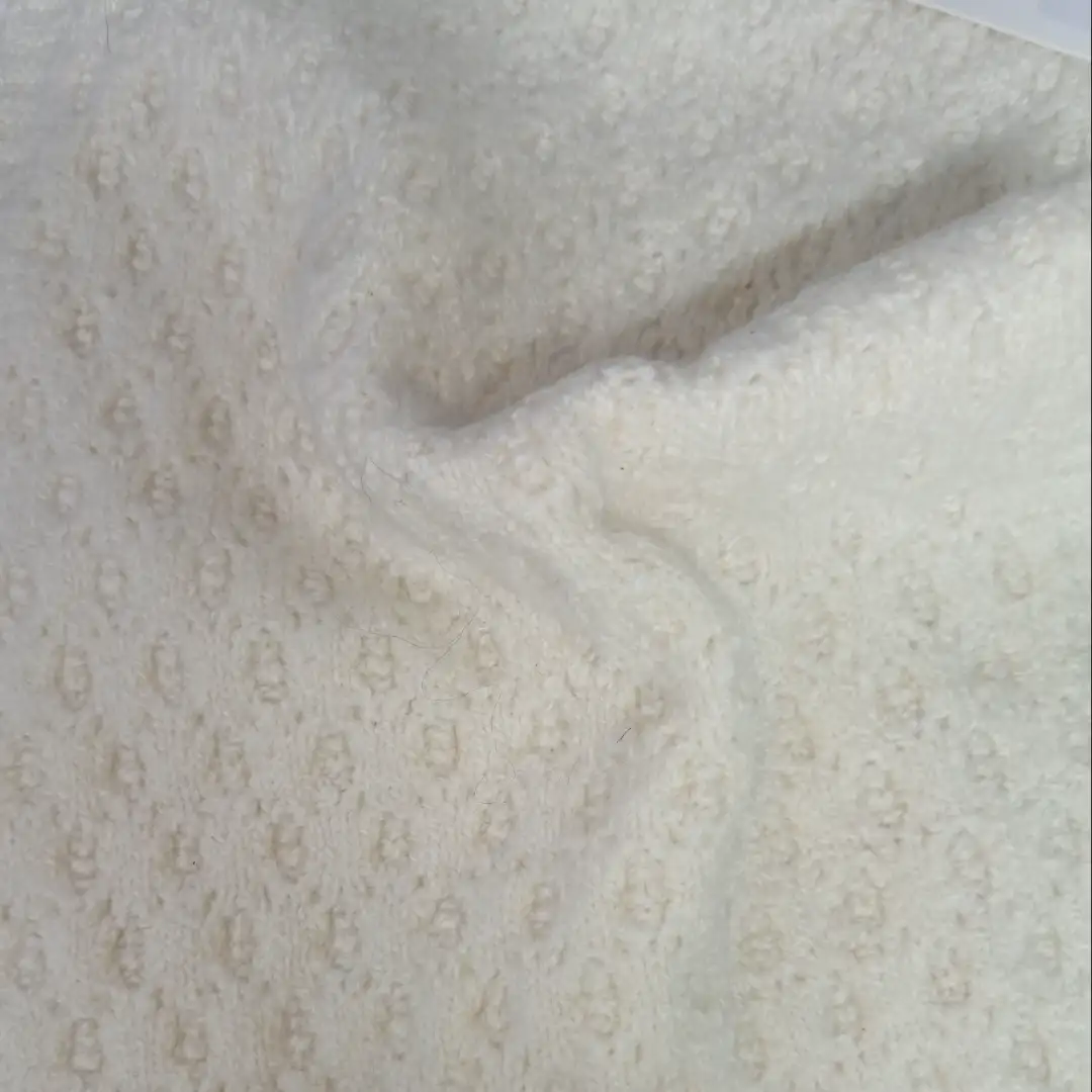 China Yarn for Open Cardigan (Sweater),Full-Zipper Cardigan (Sweater),Half-Zipper Cardigan (Sweater),Shirt Long Sleeve Button (Sweater) Mossy Yarn Fancy Yarn Cotton Nylon Viscose Spandex creamy white color buy from China wholesaler bulk order at wholesale price free worldwide shipping Alibaba