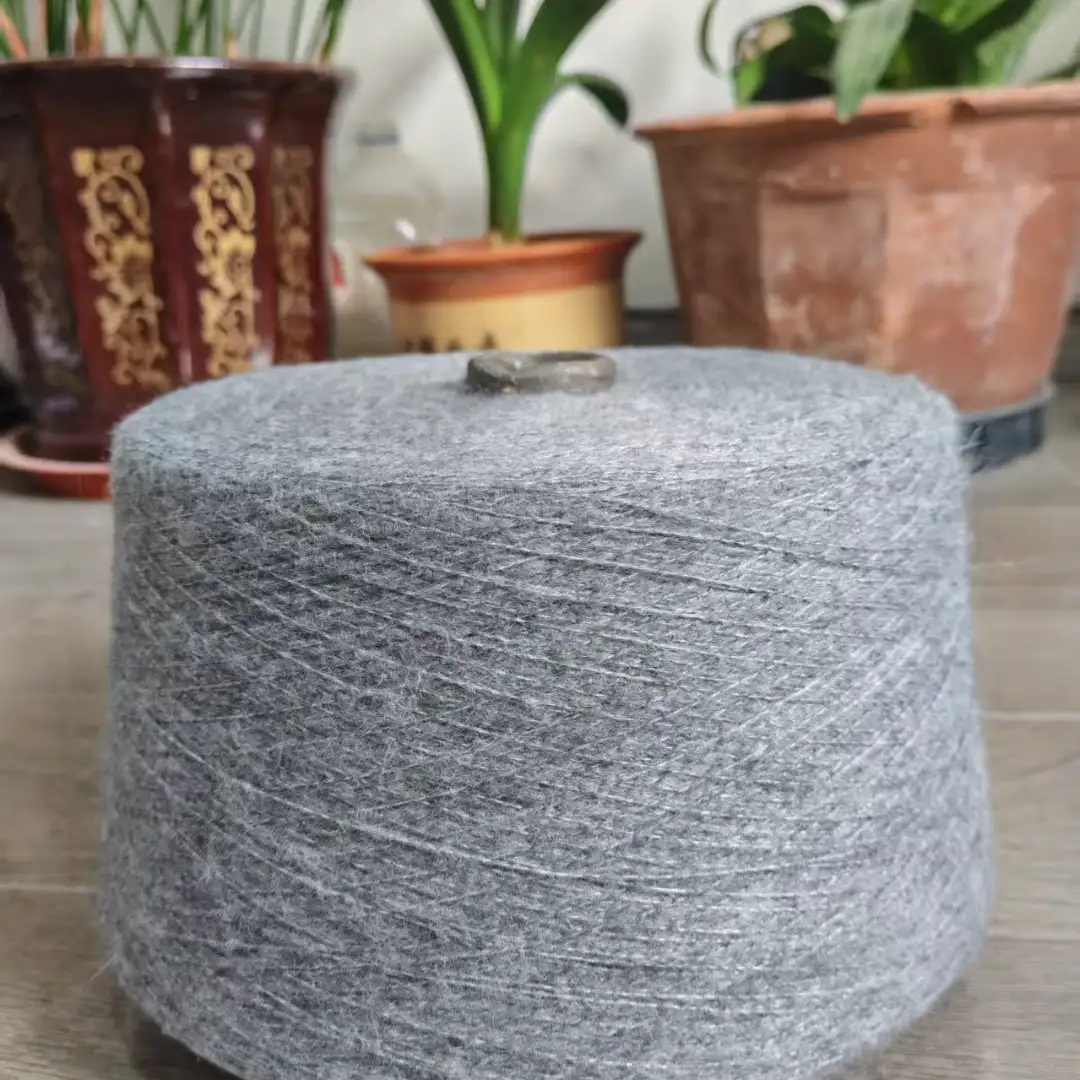 China Yarn for Open Cardigan (Sweater),Full-Zipper Cardigan (Sweater),Half-Zipper Cardigan (Sweater) Mossy Yarn Fancy Yarn Acrylic Polyester Spandex Gray color buy from China wholesaler bulk order at wholesale price free worldwide shipping Alibaba