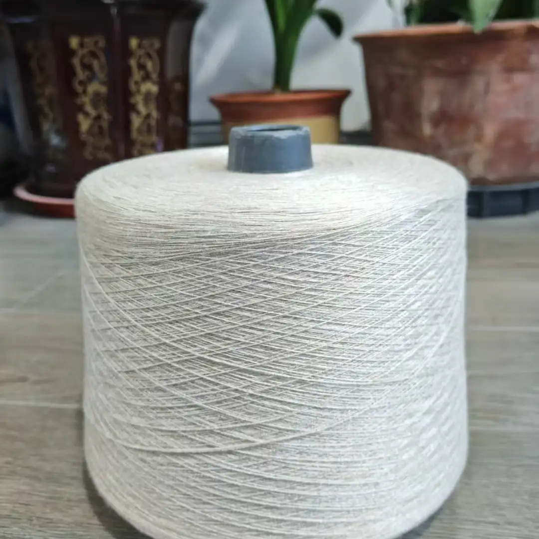 China Yarn for Full-Zipper Cardigan (Sweater),Half-Zipper Cardigan (Sweater),Shirt Long Sleeve Button (Sweater) Core Spun Yarn Regular Yarn Viscose Polyester Nylon cream-coloured color buy from China wholesaler bulk order at wholesale price free worldwide shipping Alibaba