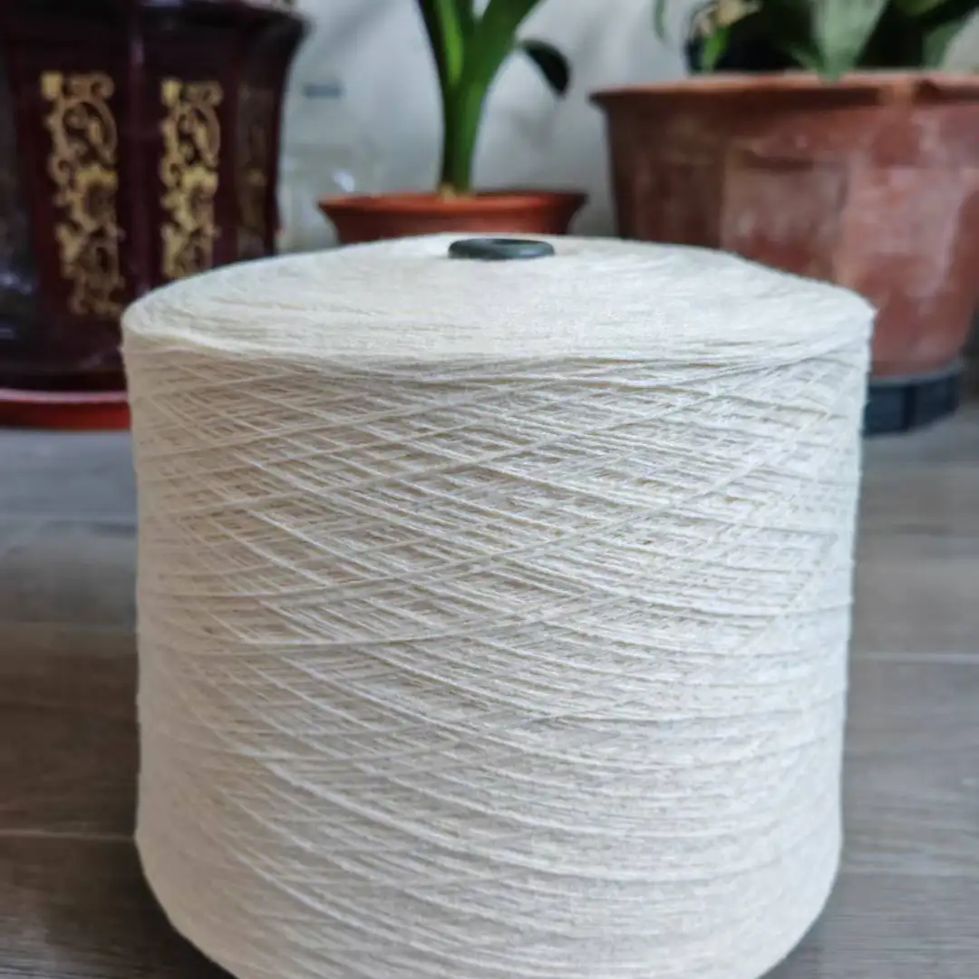 China Yarn for Full-Zipper Cardigan (Sweater),Half-Zipper Cardigan (Sweater),Shirt Long Sleeve Button (Sweater) Ring Spun Regular Yarn Cotton Acrylic white color buy from China wholesaler bulk order at wholesale price free worldwide shipping Alibaba