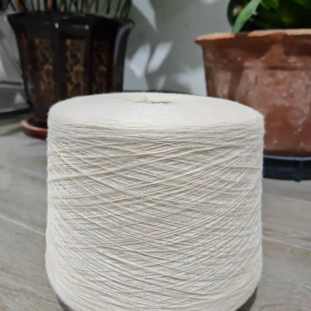 China Yarn for Open Cardigan (Sweater),Full-Zipper Cardigan (Sweater),Half-Zipper Cardigan (Sweater) Semi-Worsted Spun Regular Yarn Viscose cream-coloured color buy from China wholesaler bulk order at wholesale price free worldwide shipping Alibaba