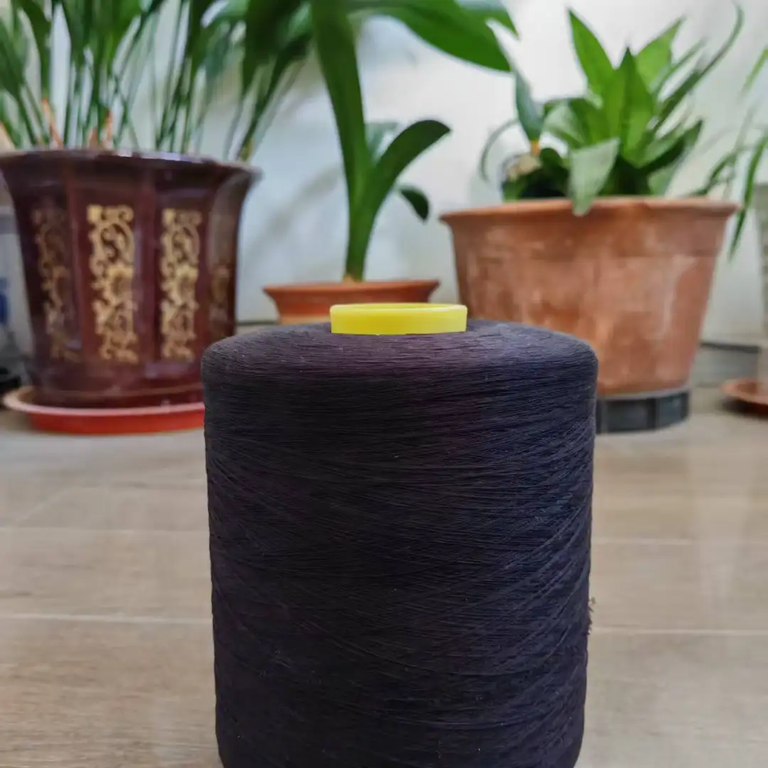 China Yarn for Full-Zipper Cardigan (Sweater),Half-Zipper Cardigan (Sweater),Shirt Long Sleeve Button (Sweater) Semi-Worsted Spun Regular Yarn Spandex BLACK color buy from China wholesaler bulk order at wholesale price free worldwide shipping Alibaba