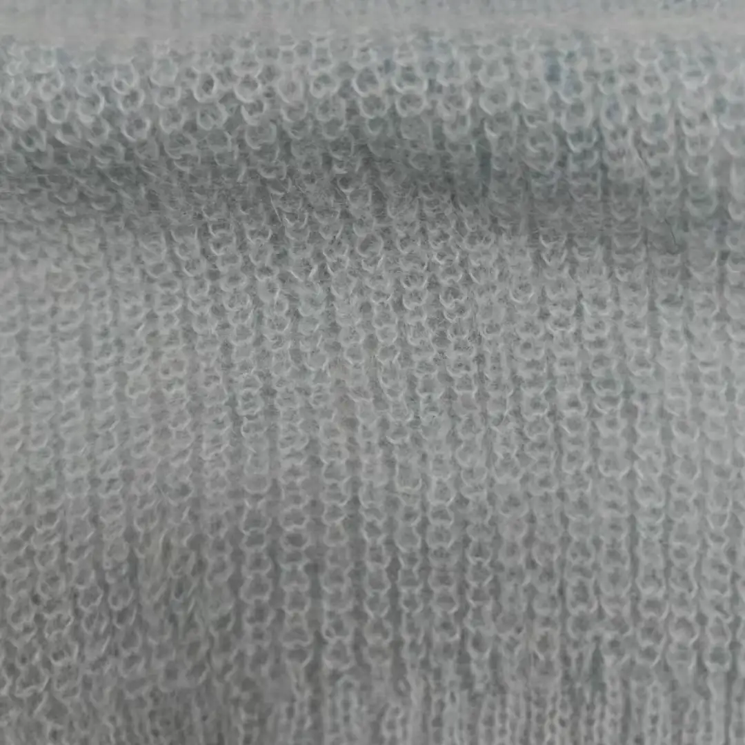 China Yarn for Open Cardigan (Sweater),Full-Zipper Cardigan (Sweater),Half-Zipper Cardigan (Sweater) Mossy Yarn Fancy Yarn Mohair Wool Nylon blue color buy from China wholesaler bulk order at wholesale price free worldwide shipping Alibaba