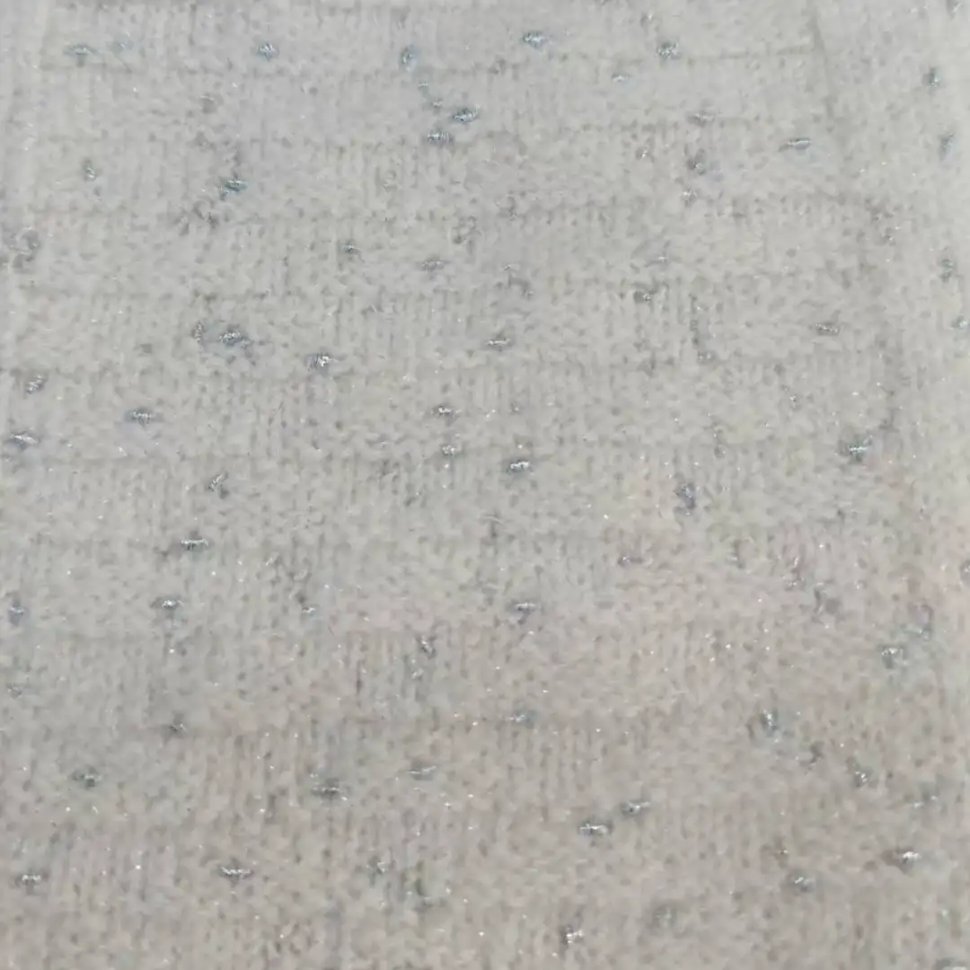 China Yarn for Full-Zipper Cardigan (Sweater),Half-Zipper Cardigan (Sweater),Shirt Long Sleeve Button (Sweater) Mossy Yarn Fancy Yarn Polyester Acrylic Lurex Spandex white，gray，brown color buy from China wholesaler bulk order at wholesale price free worldwide shipping Alibaba