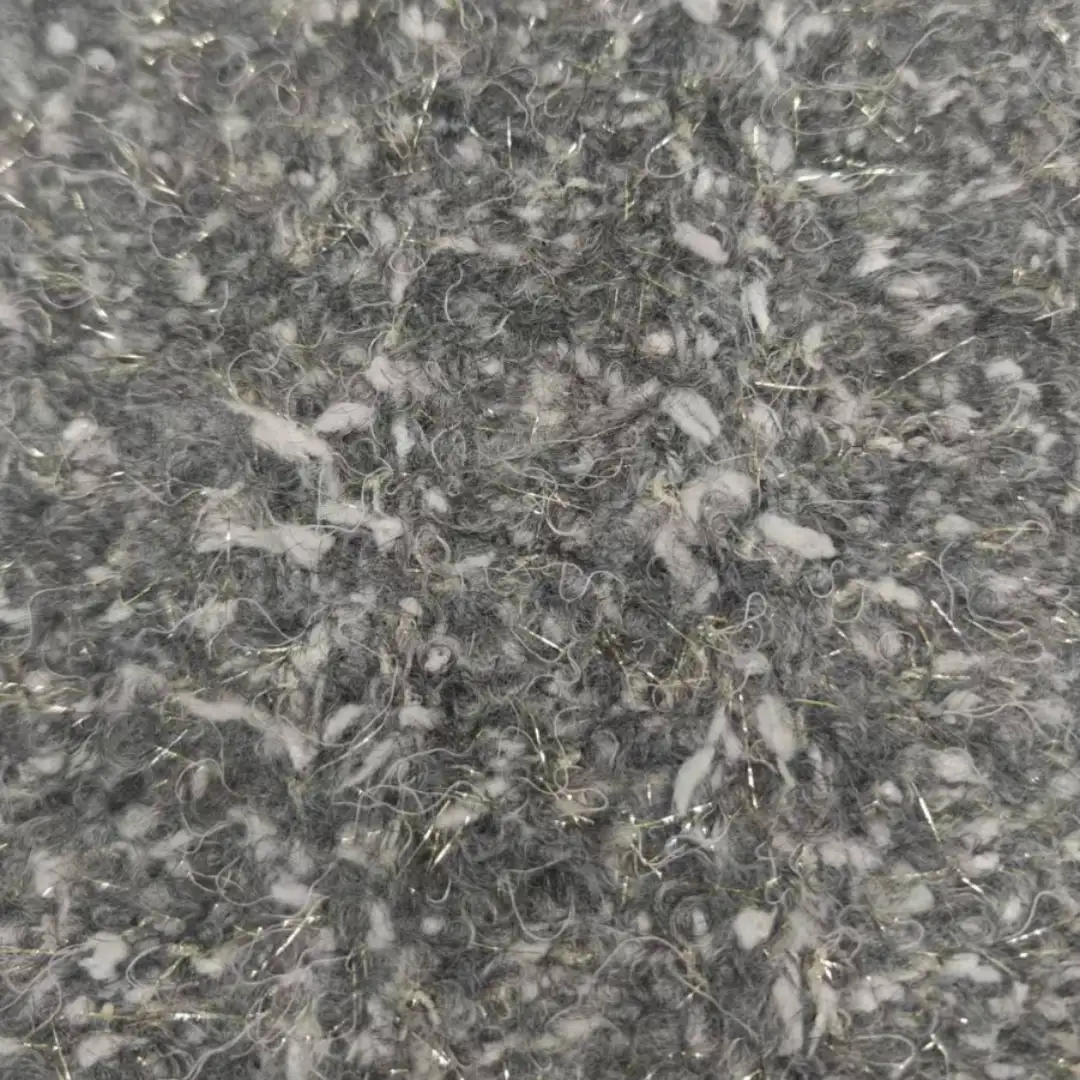 China Yarn for Open Cardigan (Sweater),Full-Zipper Cardigan (Sweater),Half-Zipper Cardigan (Sweater) Mossy Yarn Fancy Yarn Polyester Nylon Wool Spandex Gray color buy from China wholesaler bulk order at wholesale price free worldwide shipping Alibaba