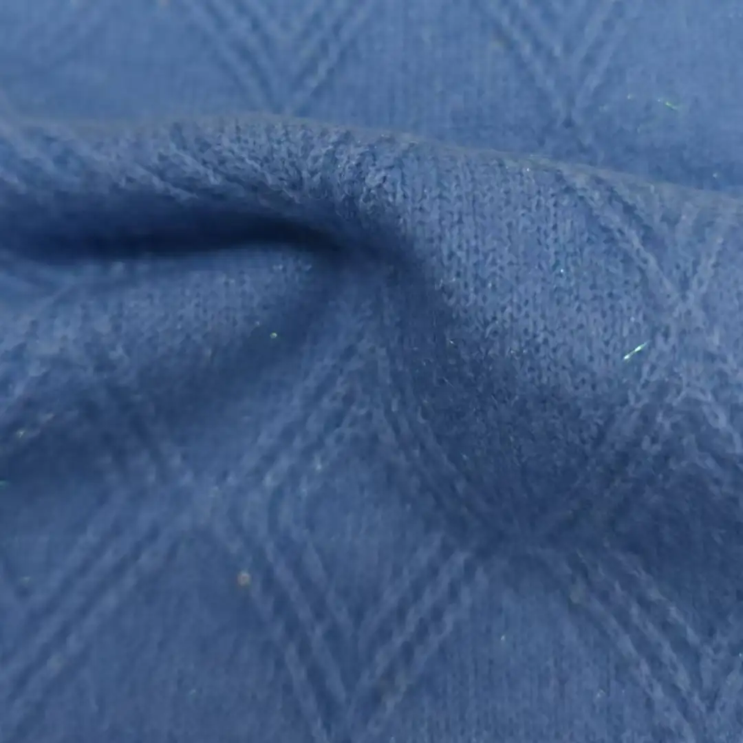 China Yarn for Open Cardigan (Sweater),Full-Zipper Cardigan (Sweater),Half-Zipper Cardigan (Sweater) Mossy Yarn Fancy Yarn Nylon Acrylic Lurex Polyester Metallic Gold Spandex blue color buy from China wholesaler bulk order at wholesale price free worldwide shipping Alibaba