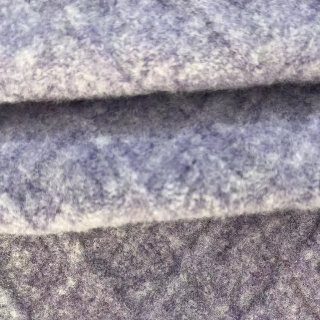 China Yarn for Hoodie  (Sweater),Roll Neck Jumper (Sweater),Scallop Trims Cardigan (Sweater),Fake Two-Piece Jumper (Sweater) Mossy Yarn Fancy Yarn Wool Nylon Acrylic Recycled Polyester Polyester Elastane PURPLE color buy from China wholesaler bulk order at wholesale price free worldwide shipping Alibaba