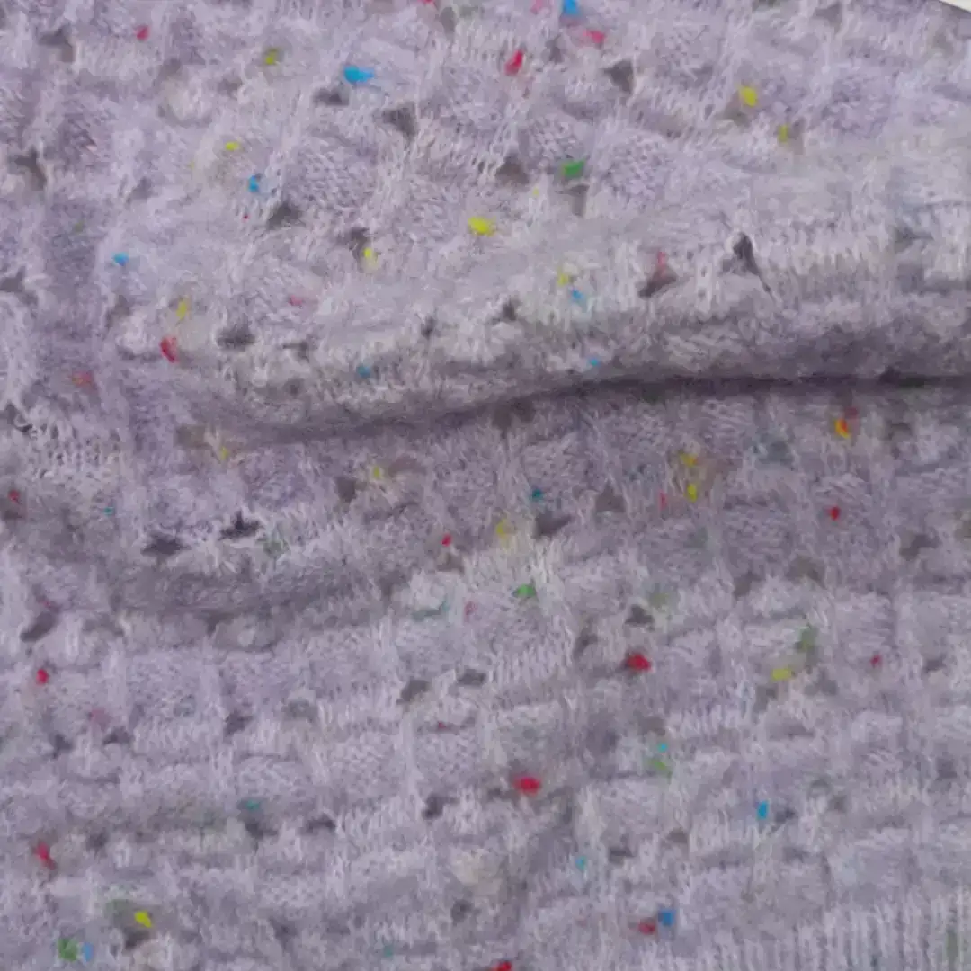 China Yarn for Knitted Jacket (Sweater),Round Neck Pullover (Sweater),Scallop Trims Cardigan (Sweater),Wide Shoulder Vest (Sweater) Mossy Yarn Fancy Yarn Polyester Acrylic Elastane purple, gray color buy from China wholesaler bulk order at wholesale price free worldwide shipping Alibaba