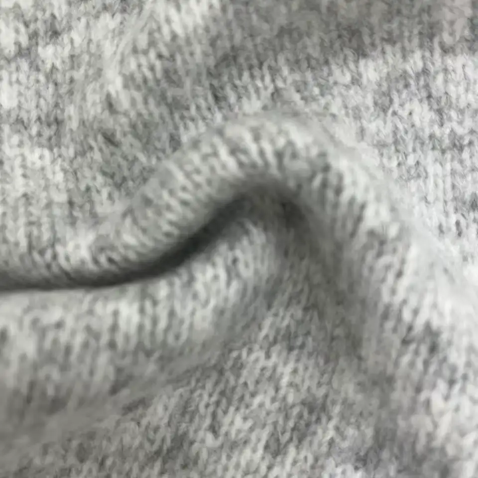 China Yarn for Round Neck Pullover (Sweater),Polo T-shirt (Sweater),Hoodie  (Sweater),Skirt (Sweater),Roll Neck Jumper (Sweater) Mossy Yarn Fancy Yarn Acrylic Nylon Light gray flowers color buy from China wholesaler bulk order at wholesale price free worldwide shipping Alibaba