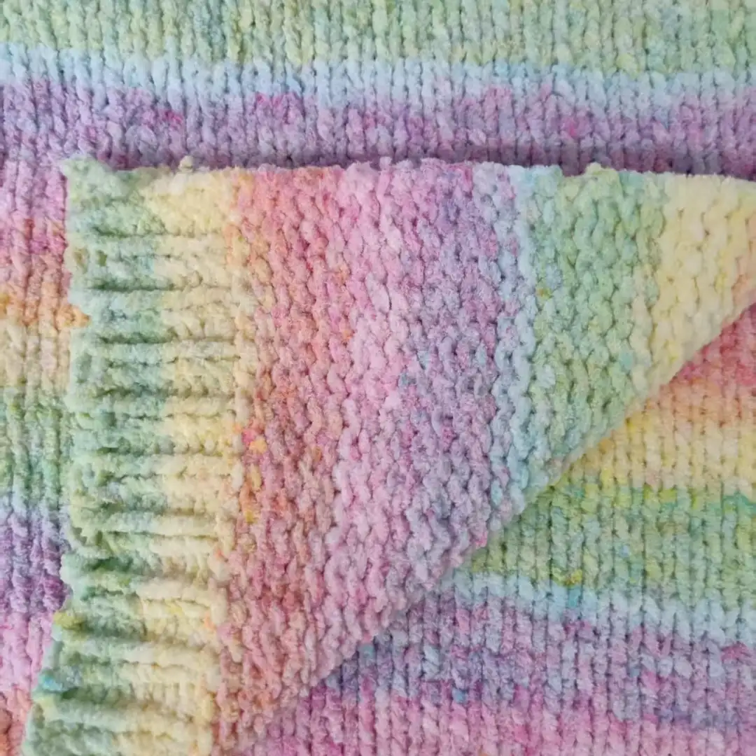 China Yarn for Ladies Vest (Sweater),Men’s Vest (Sweater),Open Cardigan (Sweater),Full-Zipper Cardigan (Sweater),Half-Zipper Cardigan (Sweater) Shiny Chenille Fancy Yarn Polyester rainbow color buy from China wholesaler bulk order at wholesale price free worldwide shipping Alibaba