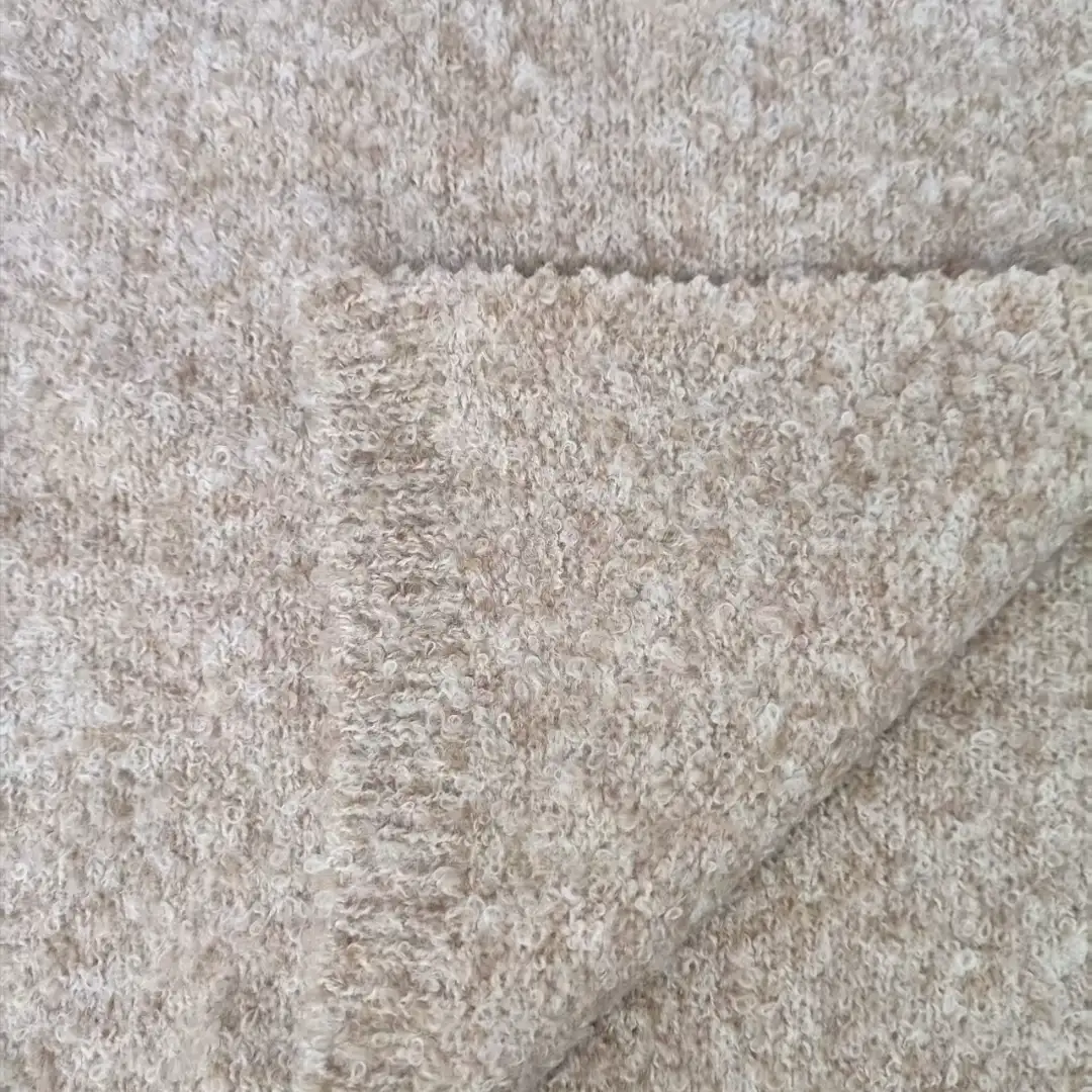 China Yarn for Ladies Vest (Sweater),Men’s Vest (Sweater),Open Cardigan (Sweater),Full-Zipper Cardigan (Sweater),Half-Zipper Cardigan (Sweater) Boucle Yarn Fancy Yarn Polyester Spandex Oatmeal color buy from China wholesaler bulk order at wholesale price free worldwide shipping Alibaba