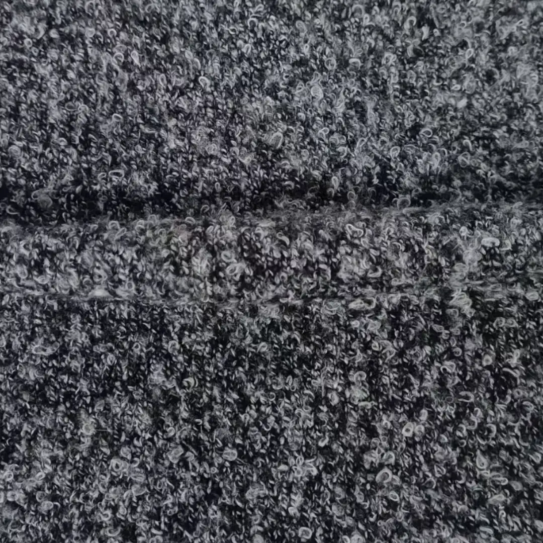 China Yarn for Ladies Vest (Sweater),Men’s Vest (Sweater),Open Cardigan (Sweater),Full-Zipper Cardigan (Sweater),Half-Zipper Cardigan (Sweater) Boucle Yarn Fancy Yarn Polyester Spandex gray color buy from China wholesaler bulk order at wholesale price free worldwide shipping Alibaba