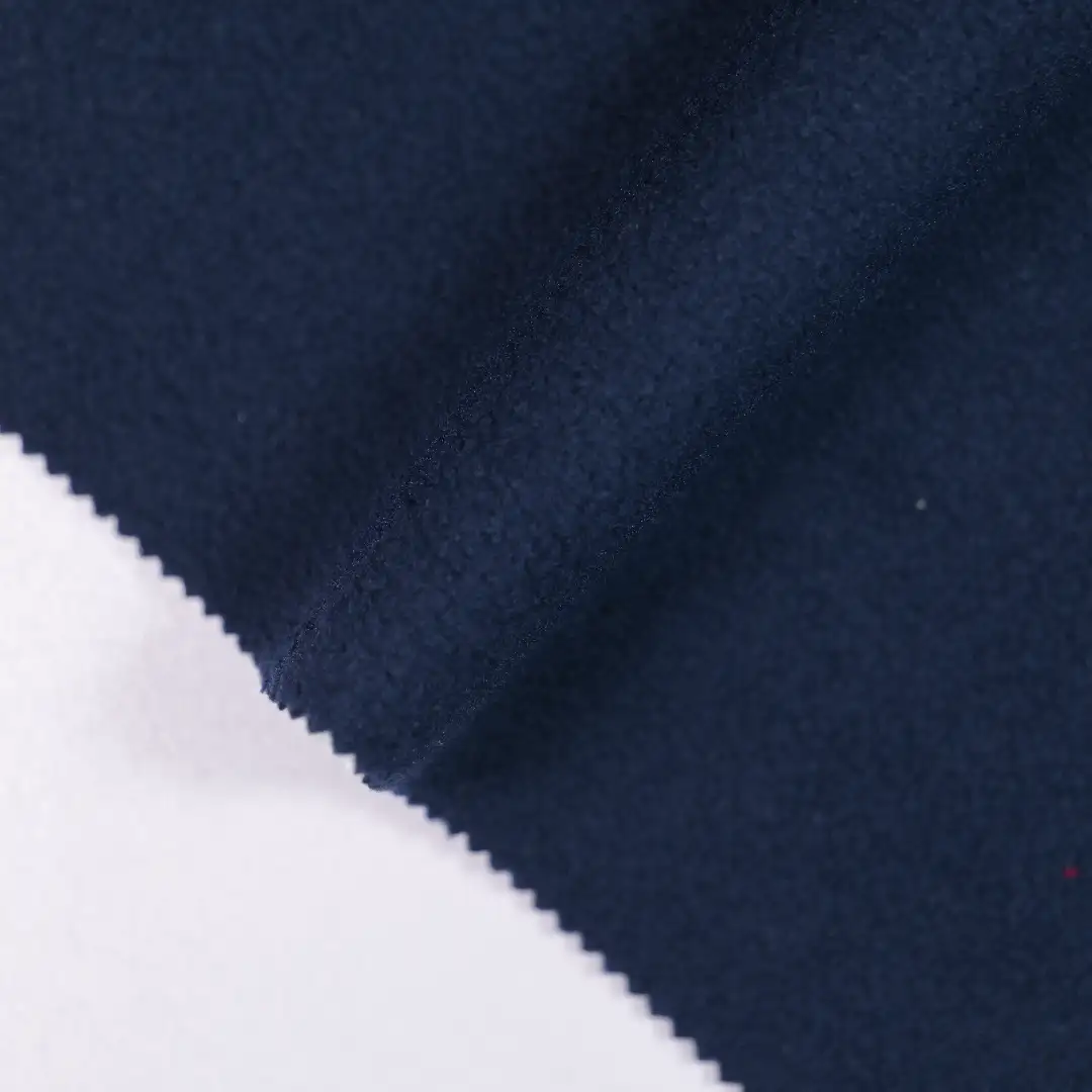 China Fabric for Jackets,Overcoat,Open Waistcoat Fleece Knit Fabric Polyester blue color buy from China wholesaler bulk order at wholesale price free worldwide shipping Alibaba