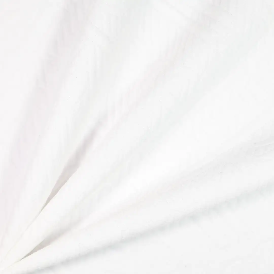 China Fabric for Hoodie,Bubble-Sleeve Crop Top Single Jersey Knit Fabric Polyester white color buy from China wholesaler bulk order at wholesale price free worldwide shipping Alibaba