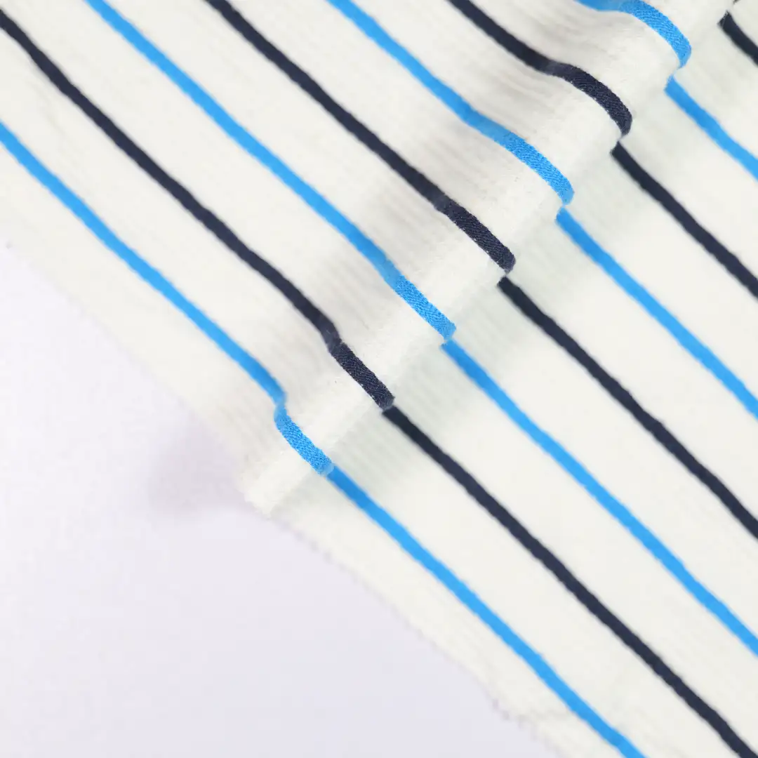 China Fabric for T-Shirt,Shorts,Long Sleeve Base Layer Top Rib Knit Fabric Cotton Polyester Spandex white color buy from China wholesaler bulk order at wholesale price free worldwide shipping Alibaba