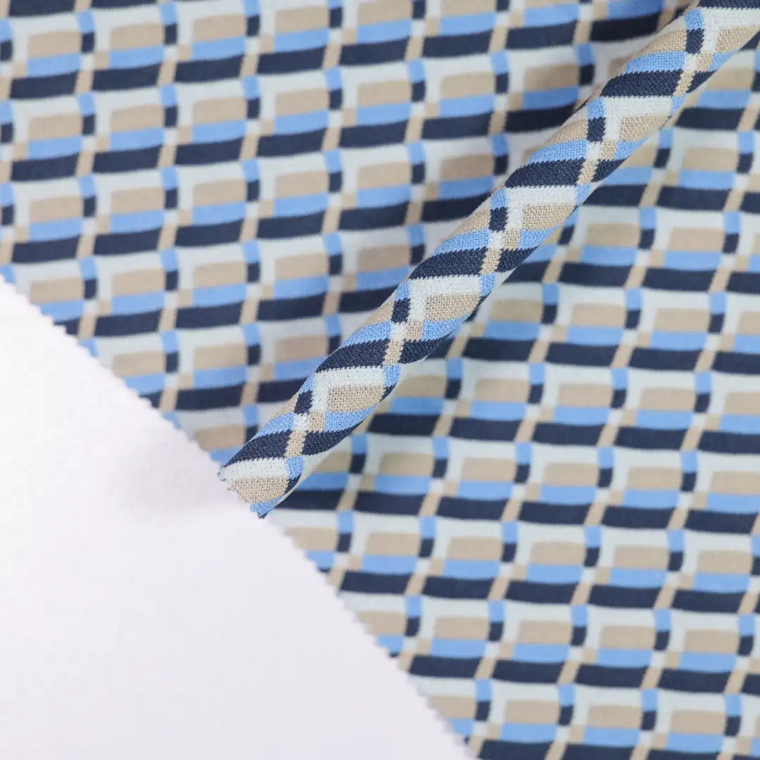 China Fabric for T-Shirt,Skirt,Shorts Two-way Stretch Knit Fabric Polyester Spandex blue color buy from China wholesaler bulk order at wholesale price free worldwide shipping Alibaba