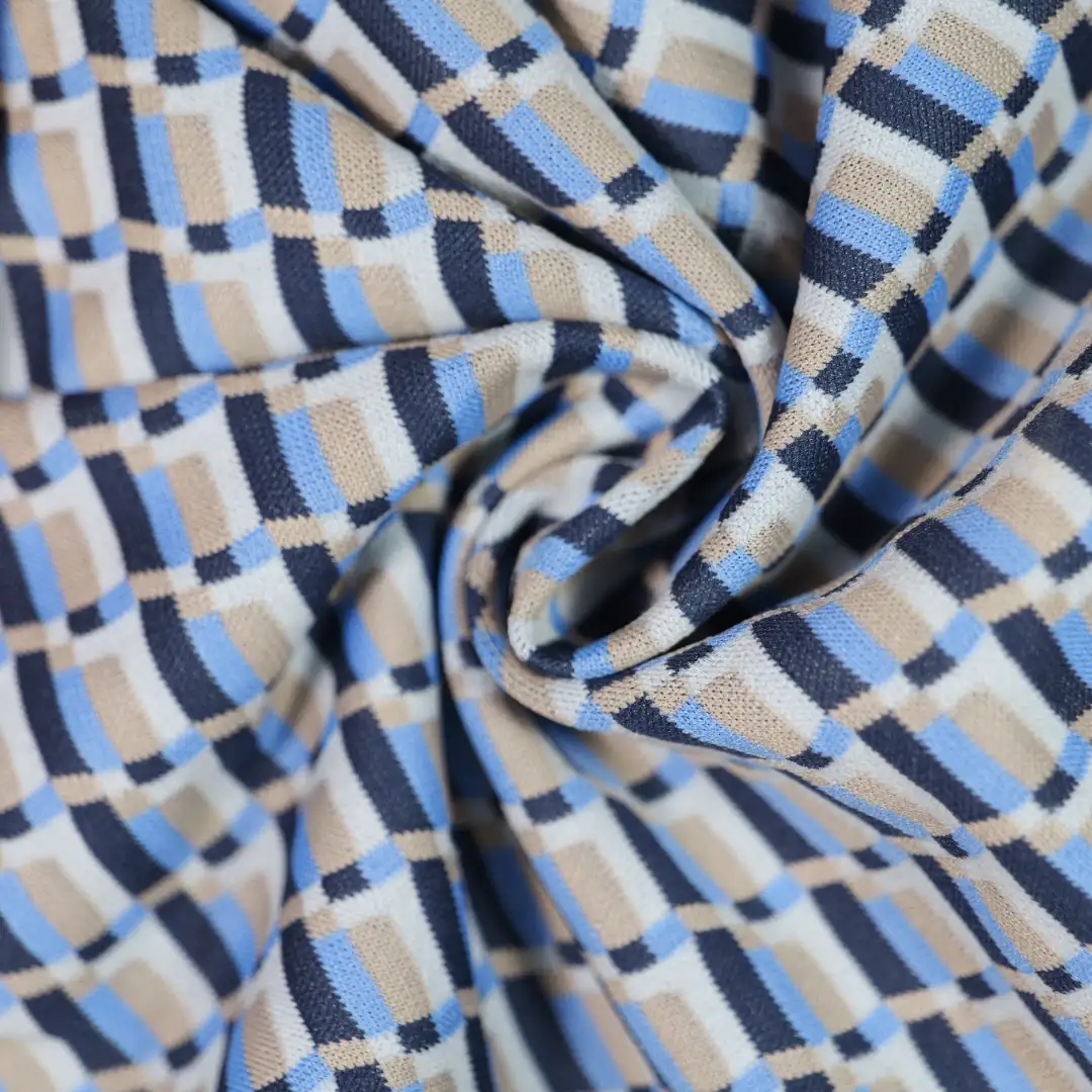 China Fabric for T-Shirt,Skirt,Shorts Two-way Stretch Knit Fabric Polyester Spandex blue color buy from China wholesaler bulk order at wholesale price free worldwide shipping Alibaba