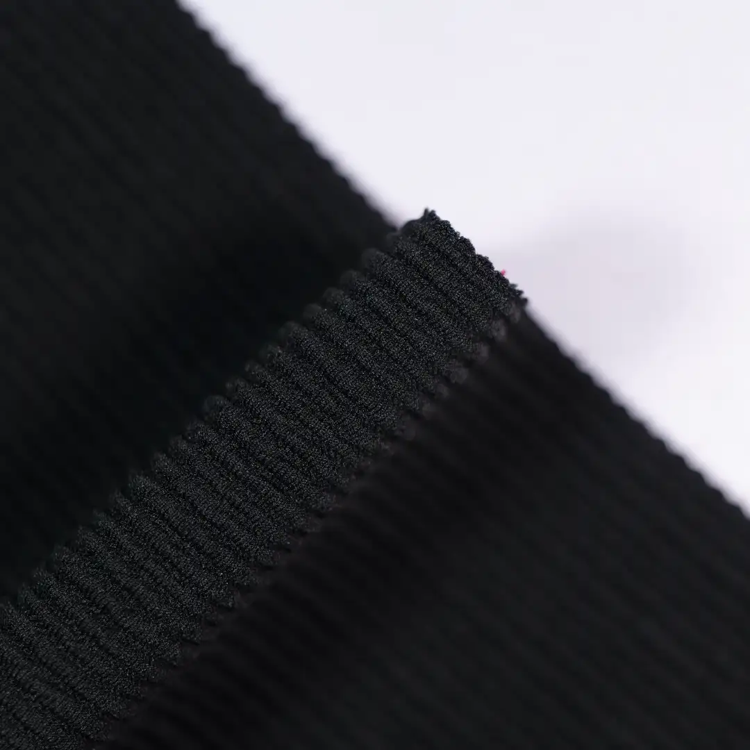 China Fabric for T-Shirt,Skirt Single Jersey Knit Fabric Polyester Spandex black color buy from China wholesaler bulk order at wholesale price free worldwide shipping Alibaba
