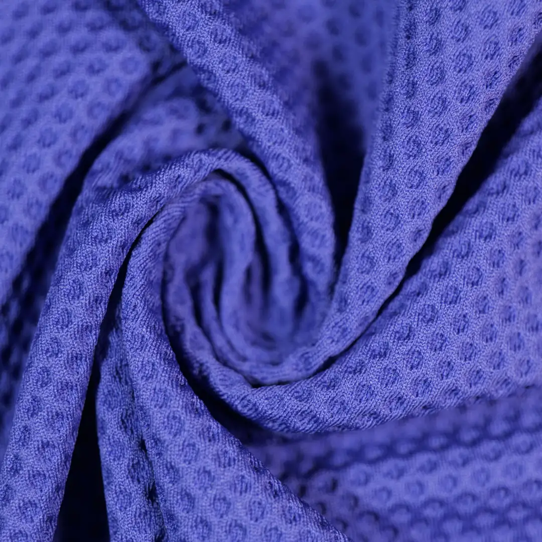 China Fabric for T-Shirt,Skirt Crepe Knit Fabric Polyester blue color buy from China wholesaler bulk order at wholesale price free worldwide shipping Alibaba