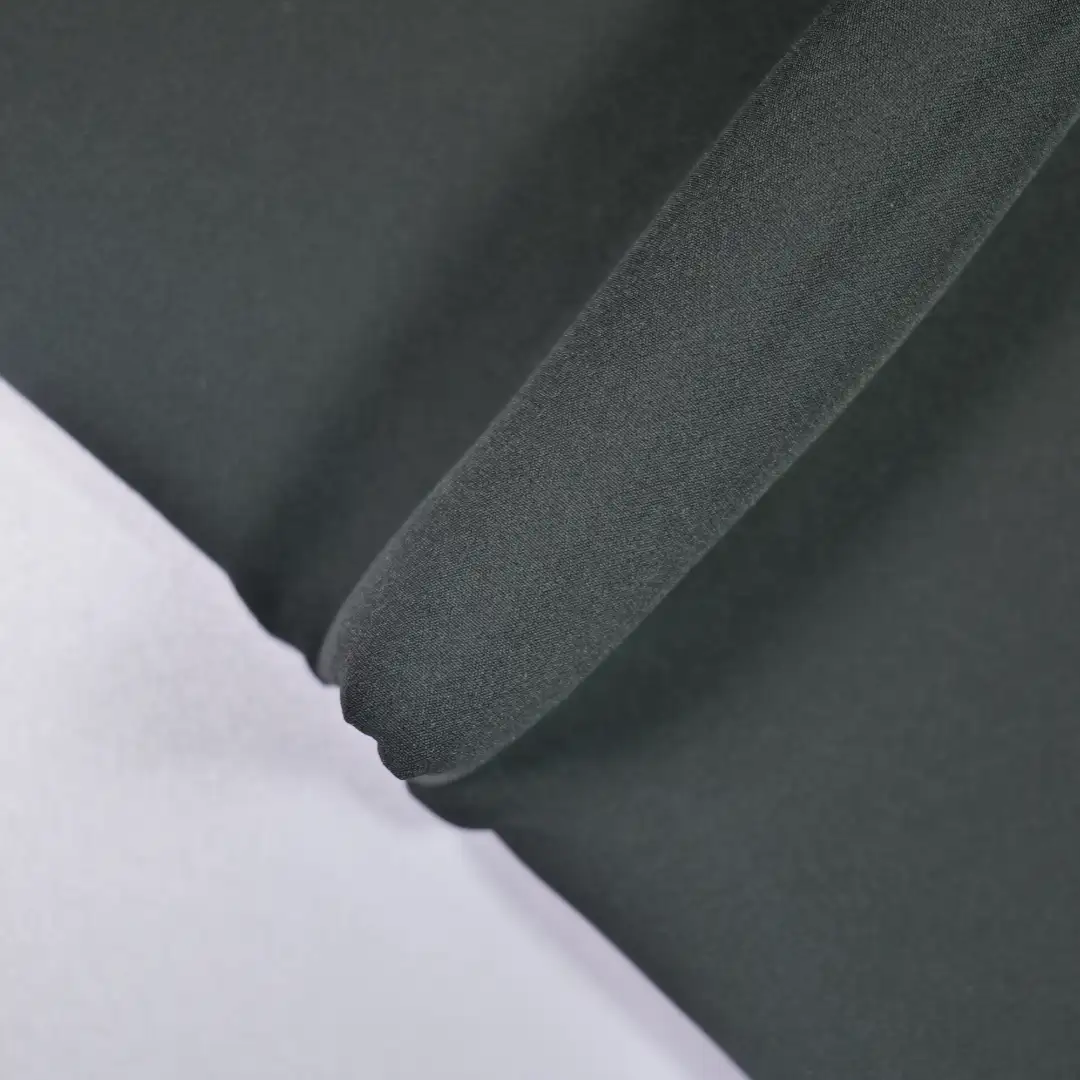 China Fabric for Pants,Skirt,Trench Coat,Suit Four-way Stretch (Bi-Stretch) Woven Blended Fabric Polyester Black color buy from China wholesaler bulk order at wholesale price free worldwide shipping Alibaba