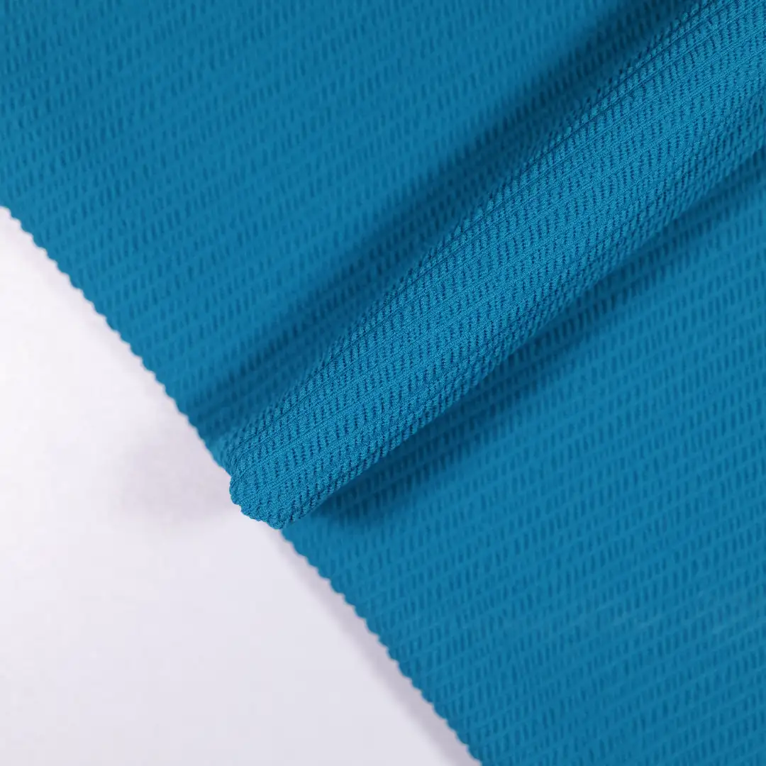 China Fabric for T-Shirt,Skirt,Shorts Crepe Knit Fabric Polyester Spandex blue color buy from China wholesaler bulk order at wholesale price free worldwide shipping Alibaba