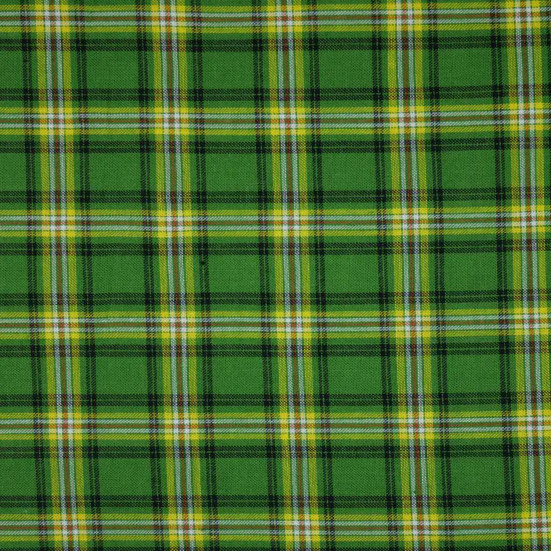 China Fabric for Shirt,Stand Collar Double-Breasted Shirt,V-Neck Short Sleeve Shirt V Yarn Dyed Check Natural Woven Fabric Cotton green yellow color buy from China wholesaler bulk order at wholesale price free worldwide shipping Alibaba