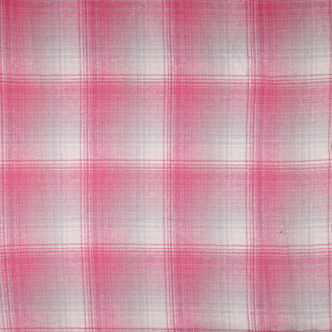 China Fabric for Shirt,Cropped V-Neck Shirt,Womens Slim Fit Shirt Yarn Dyed Check Natural Woven Fabric Cotton PINK GREY color buy from China wholesaler bulk order at wholesale price free worldwide shipping Alibaba