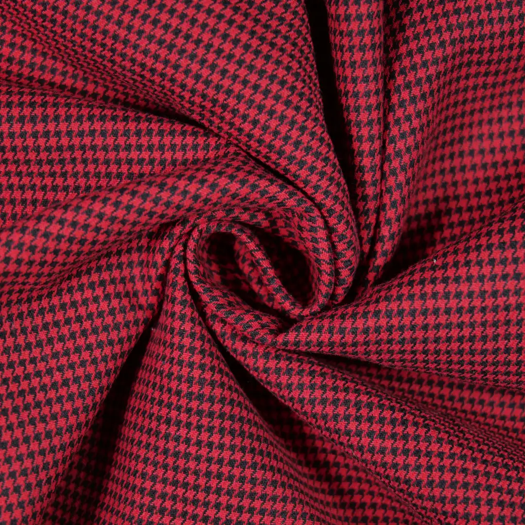 China Fabric for Shirt,Womens Slim Fit Shirt,Womens Stand Collar Shirt Yarn Dyed Check Woven Blended Fabric Cotton Spandex dark red color buy from China wholesaler bulk order at wholesale price free worldwide shipping Alibaba