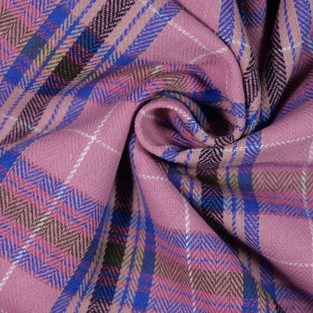 China Fabric for Shirt,V-Neck Short Sleeve Shirt V,Womens Slim Fit Shirt Yarn Dyed Check Natural Woven Fabric Cotton pink blue color buy from China wholesaler bulk order at wholesale price free worldwide shipping Alibaba