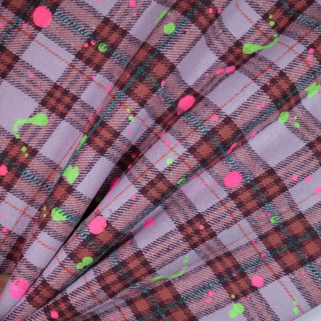 China Fabric for Shirt,Ruffle Shirt Dress,Womens Slim Fit Shirt Yarn Dyed Check Natural Woven Fabric Cotton purple red color buy from China wholesaler bulk order at wholesale price free worldwide shipping Alibaba