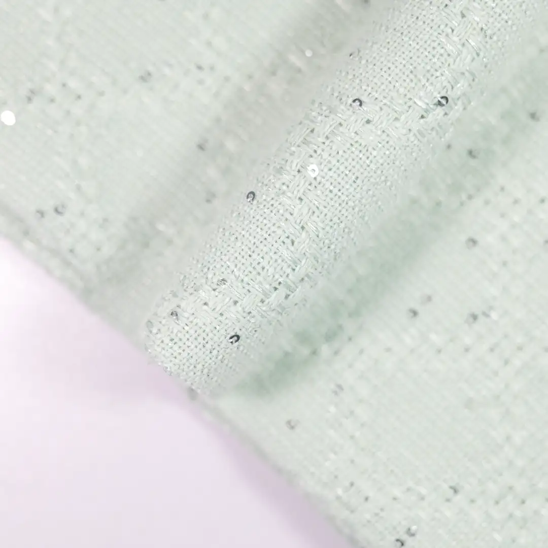 China Fabric for Skirt,Backless Beach Dress Chanel-Style Fabric Woolen Polyester Spandex black color buy from China wholesaler bulk order at wholesale price free worldwide shipping Alibaba