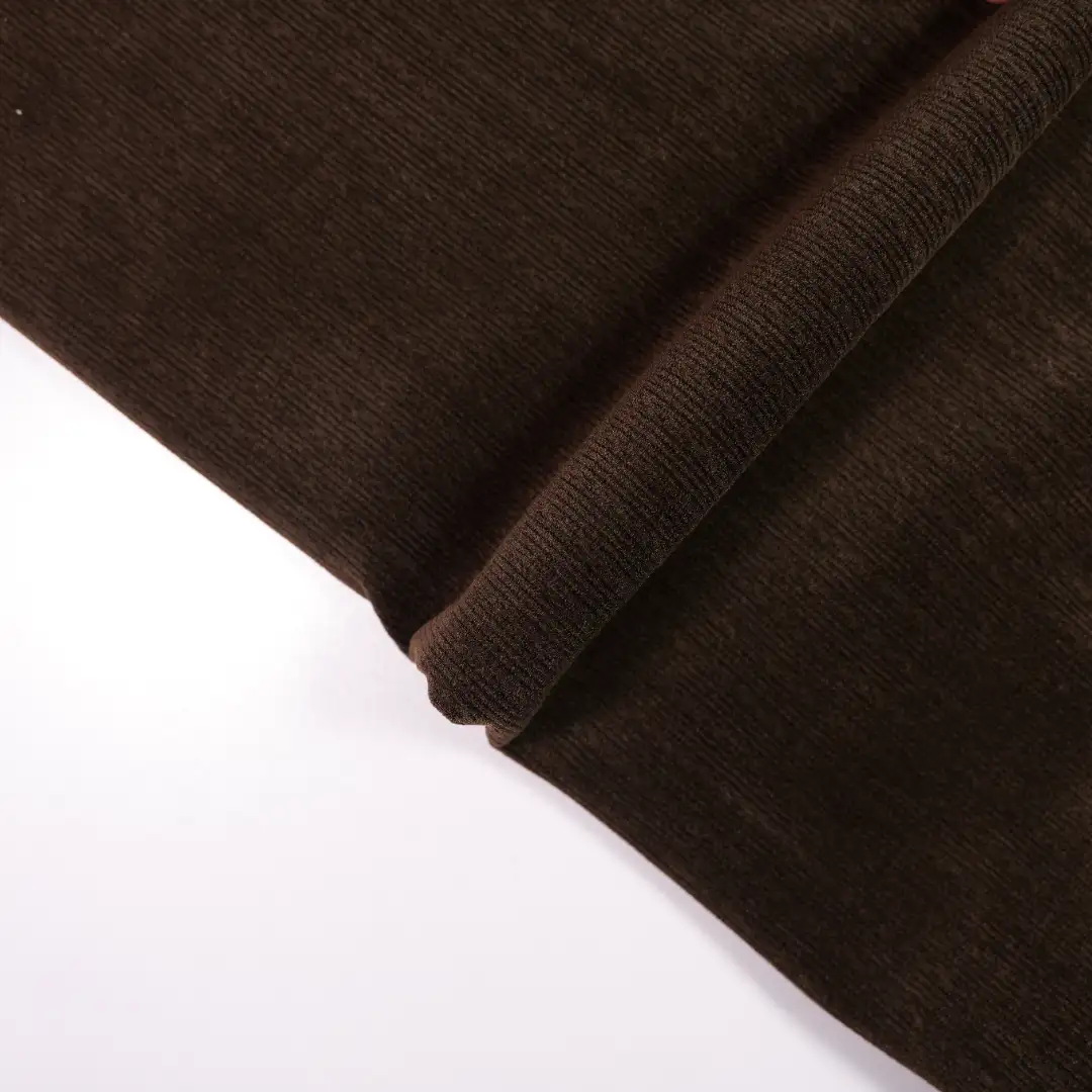 China Fabric for Pants,Jackets,Overcoat,Suit Jacquard Knit Fabric Polyester Spandex dark brown color buy from China wholesaler bulk order at wholesale price free worldwide shipping Alibaba
