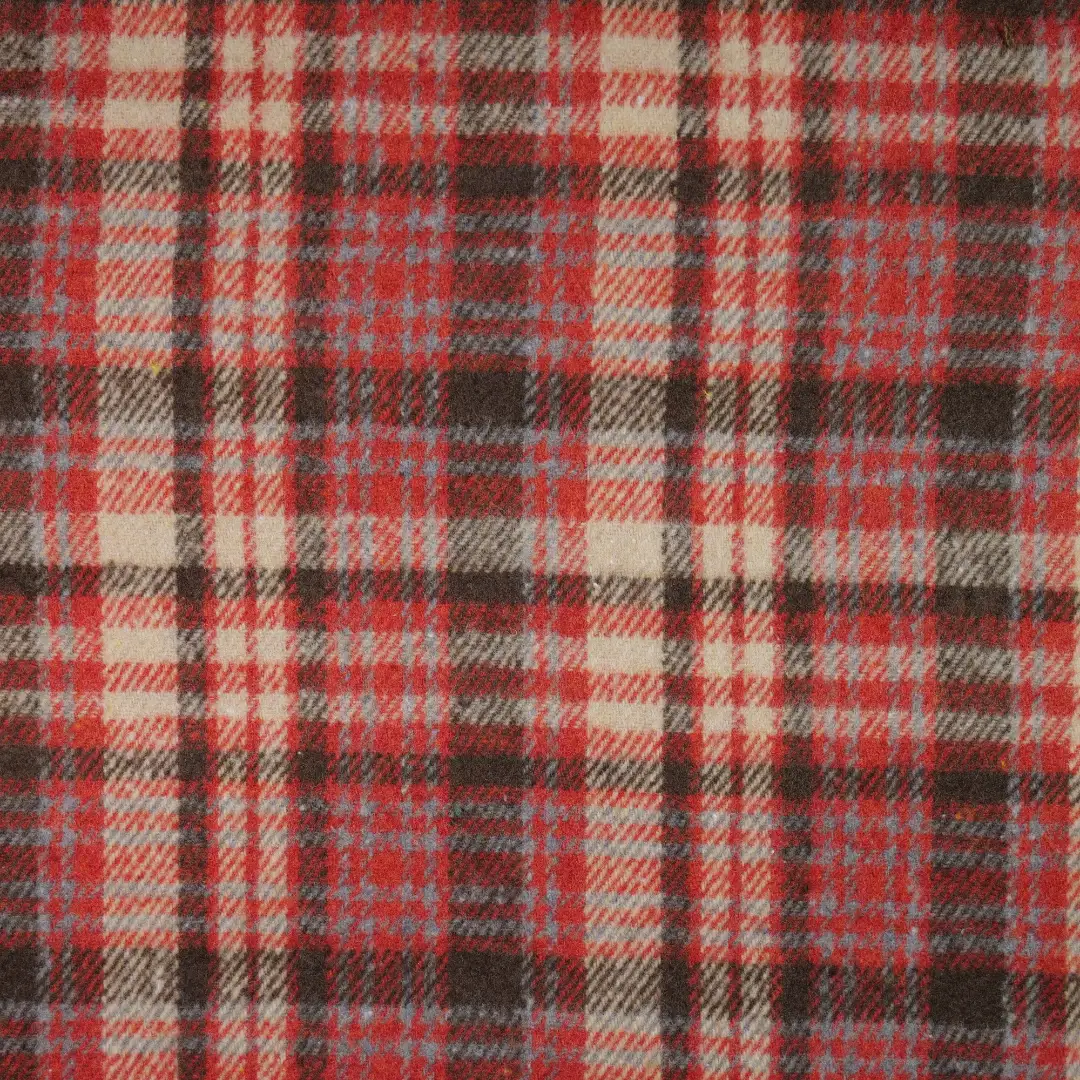 China Fabric for Jackets,Blazer,Overcoat Yarn Dyed Check Synthetic Woven Fabric Polyester Acrylic Chemical Fiber orange color buy from China wholesaler bulk order at wholesale price free worldwide shipping Alibaba