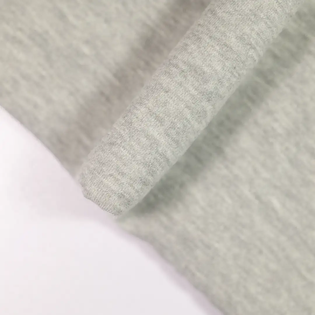 China Fabric for Jackets,Hoodie Fleece Knit Fabric Cotton Polyester grey color buy from China wholesaler bulk order at wholesale price free worldwide shipping Alibaba