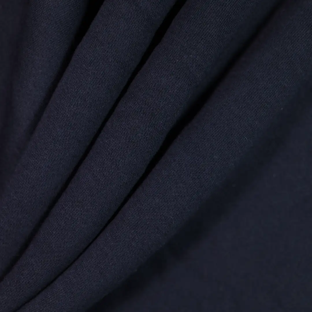 China Fabric for Hoodie,Wide Leg Trousers,Kids Peter Pan Collar Sleeveless Sweatshirt Fleece Knit Fabric Cotton Polyester black color buy from China wholesaler bulk order at wholesale price free worldwide shipping Alibaba