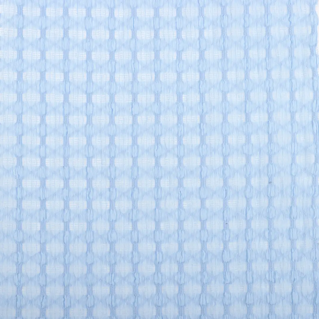 China Fabric for Shirt,Blouse,Crop Top Tricot Knit Fabric Polyester Elastane sky blue color buy from China wholesaler bulk order at wholesale price free worldwide shipping Alibaba